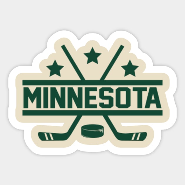 Minnesota Hockey Sticker by CasualGraphic